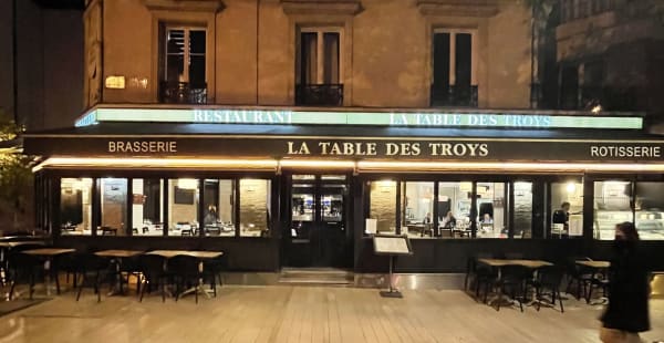 La Table des Troys, Vincennes