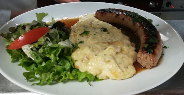 Saucisse d’Auvergne et sa Truffade - Comptoir d'Alésia, Paris