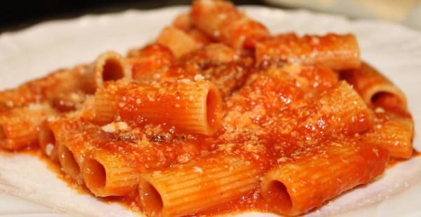 Bombolotti all'Amatriciana - Osteria Romana  di Simmi, Roma