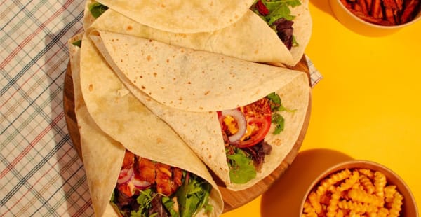 Trio de Fajitas - Fried Chicken + Veggie Guacamole + Vegan Meat  - Fajitas Cantina VBB HOUSE, Paris