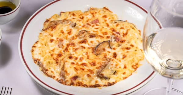 Tagliolini Prosciutto e Funghi Gratinati - Davvero Lisboa - Davvero Lisboa, Lisboa