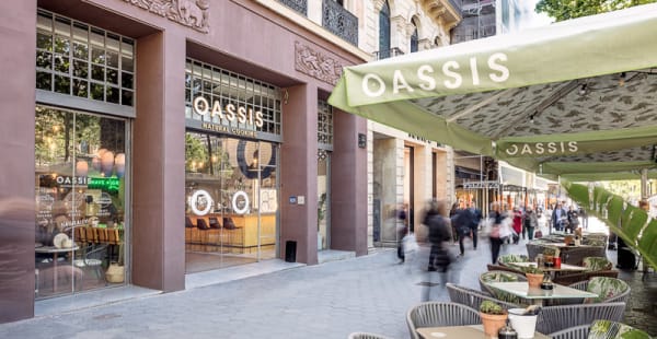 vista de la sala - Oassis Natural Cooking, Barcelona