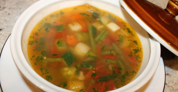 Minestrone maison - Le Cru de Paris, Paris