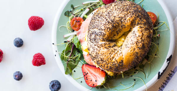 Bagel de Salmón - BARCINO FOOD BRUNCH, Barcelona