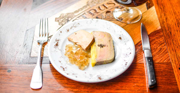 Foie gras et son chutney - Le P'tit Bougnat, Paris