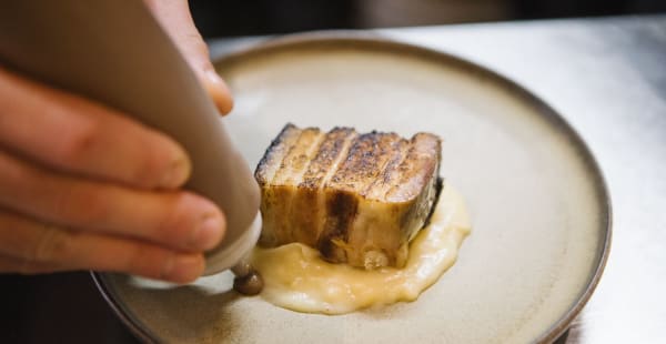 Poitrine de cochon  - Le Comptoir de la Traboule, Paris