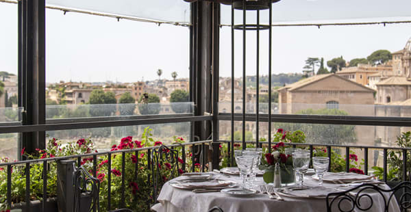 Vista della sala - Roof garden, Roma