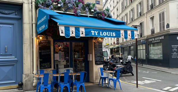 devanture du restaurant - Ty Louis, Paris