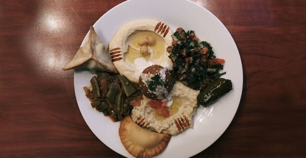 Assiette végétarienne - L'escale du Liban, Paris