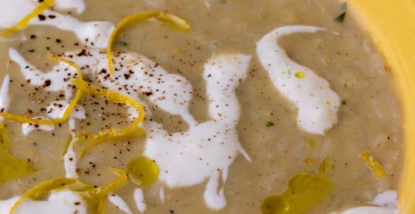 Risotto crema di vongole e stracciatella - Sicilia Bedda Trieste Salario, Roma