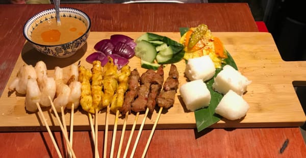 Satay mixed - Malaysian restaurant Wau, Amsterdam