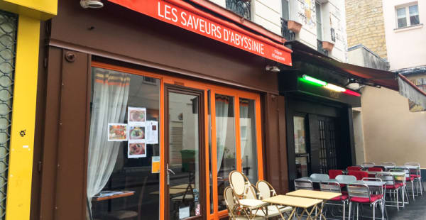 Devanture - Les Saveurs d'Abyssinie, Paris