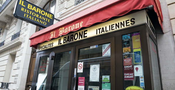 devanture - Il Barone, Paris