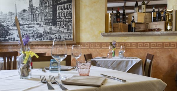 Vista sala - Osteria Romana, Roma