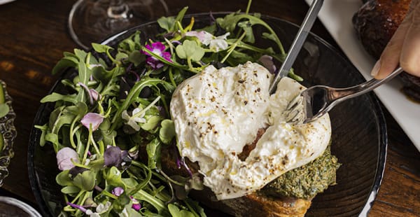 Burrata al pesto - Le Bouchon , Barcelona