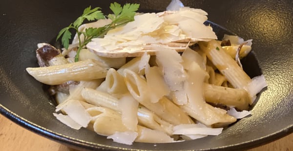 Pennes aux champignons et crème de parmesan  - La Parenthèse, Paris