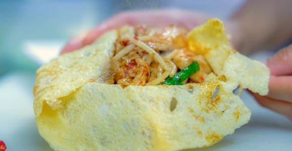 Pâtes Thaï aux Crevettes - Khaaw Hoom, Paris