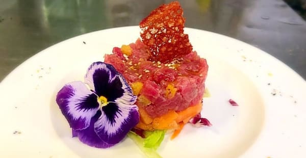 Tartare di tonno e melone Cantalupo - Trinità de Monti, Rome