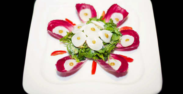 Salade St-Jacques et roquette - Au Comptoir Nippon, Paris