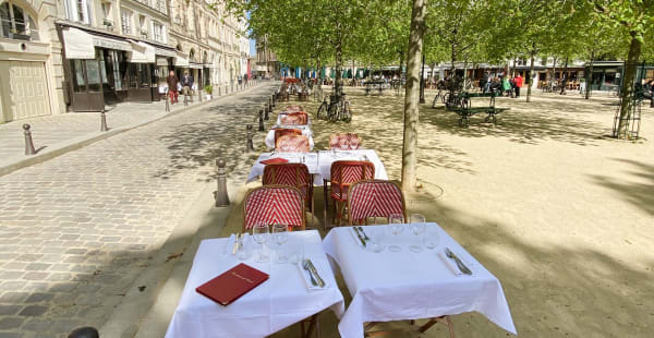 Terrasse marronniers Place Dauphine - Restaurant Paul, Paris