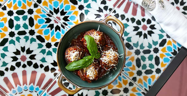 polpette melanzane - Terrazza Caravita, Roma