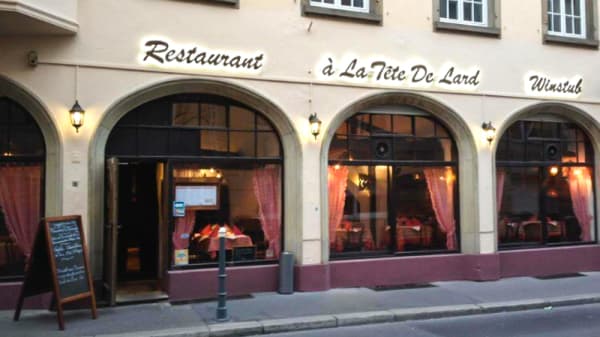 Restaurant A La Tete De Lard A Strasbourg Menu Avis Prix Et Reservation
