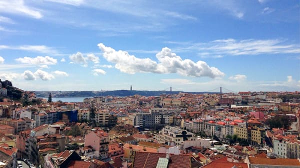 Vista dia - Via Graça, Lisboa