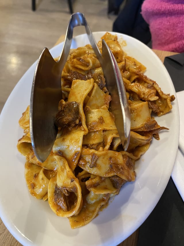 Pappardelle al cinghiale  - Trattoria Ca' Longa