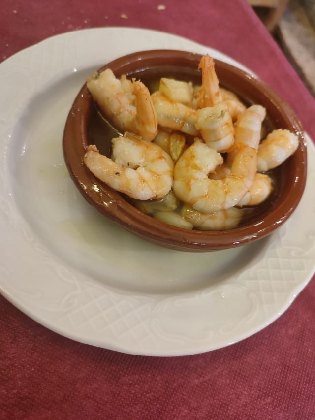 Garlic Prawns - Mesón Don Sancho, Segovia