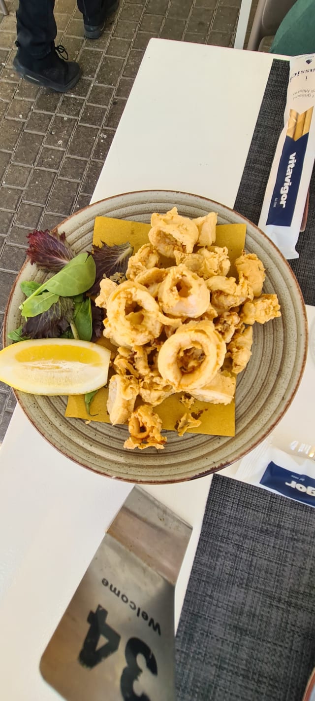 Frittura di calamari - La Lisca - Civitavecchia, Civitavecchia