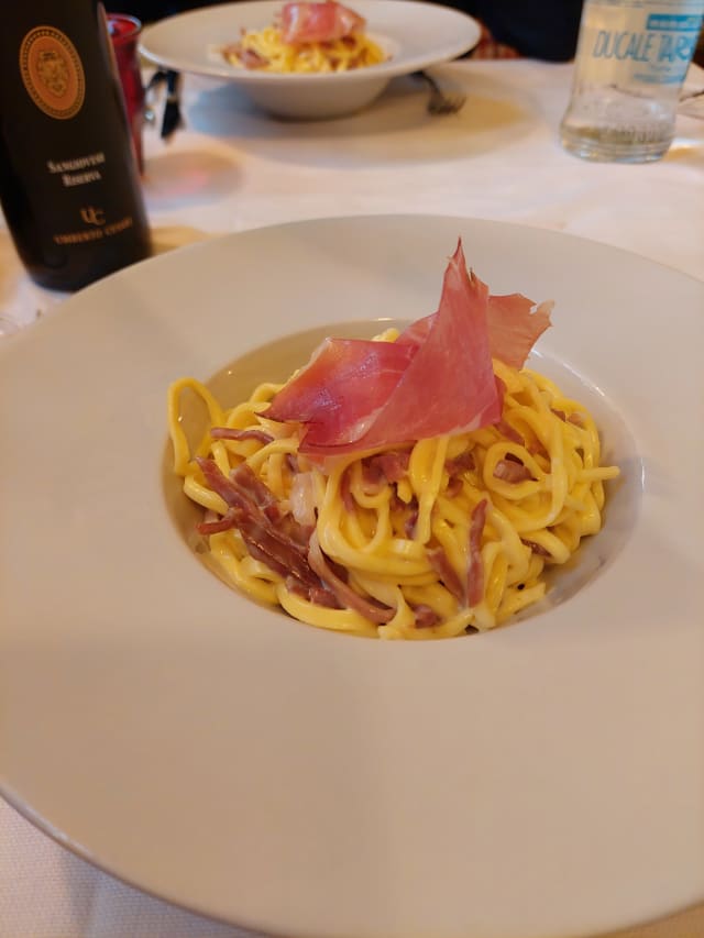 Tagliolini al culatello - Trattoria Corrieri, Parma