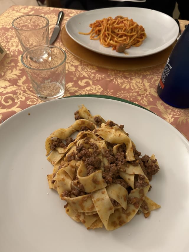 Pappardelle al ragù di cinghiale - Ristorante Nonna Rosa a Chiusi