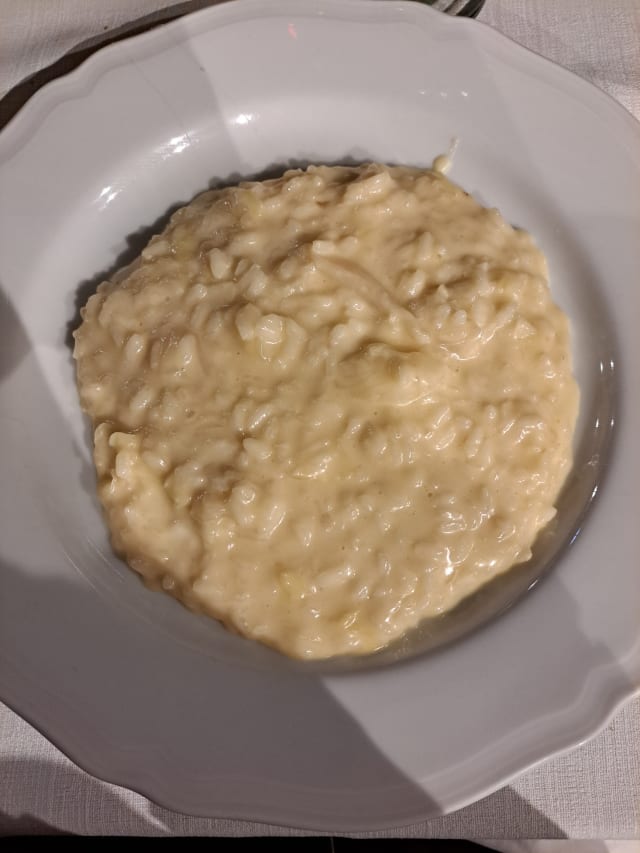 Risotto Carnaroli con radicchio trevigiano, Strachitunt e riduzione di Valcalepio - Agriturismo Sassi della Luna