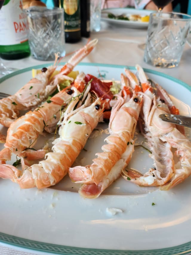 Gamberoni e scampi al forno - La Gritta