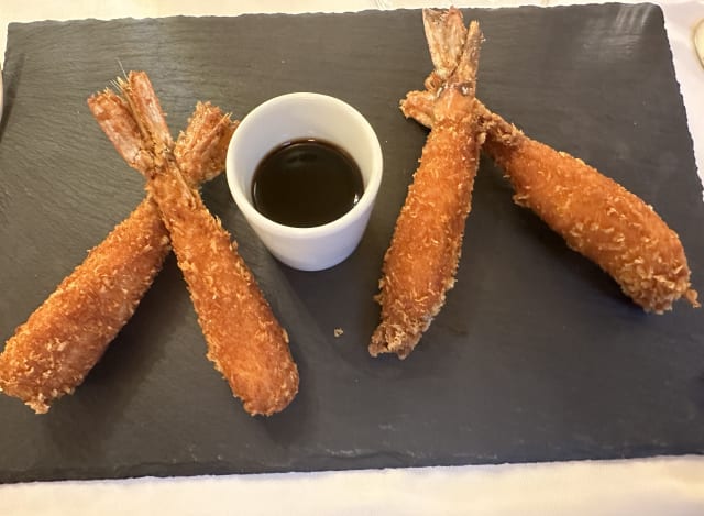 Gamberi al panko con salsa teriyaki - La Pecora Nera, Montecatini Terme