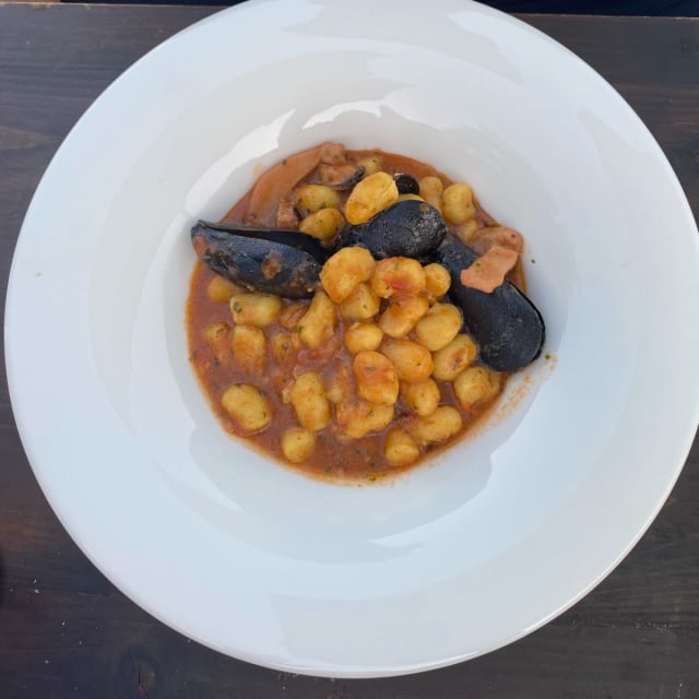 gnocchetti di mare con seppie e muscoli di portovenere - Il Timone, Portovenere