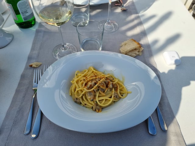 Spaghetti con Vongole Veraci e Bottarga  - Bianca, Santa Marinella