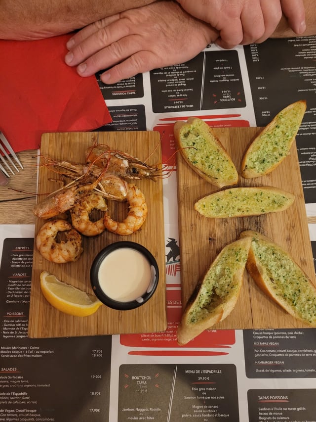 tapas poissons - L'Espadrille, Le Touquet-Paris-Plage