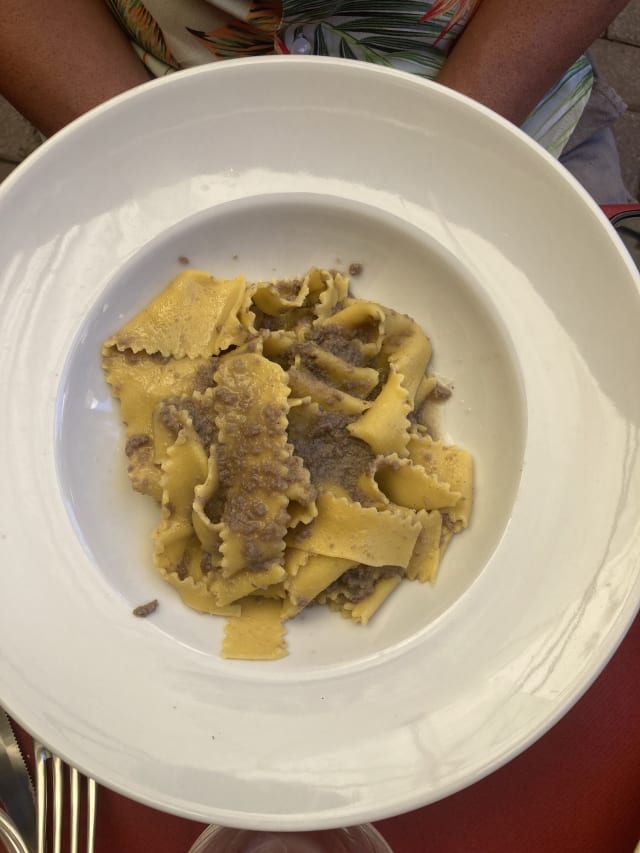 Reginette al cinghiale - Le Cantine del Palazzo, Volterra