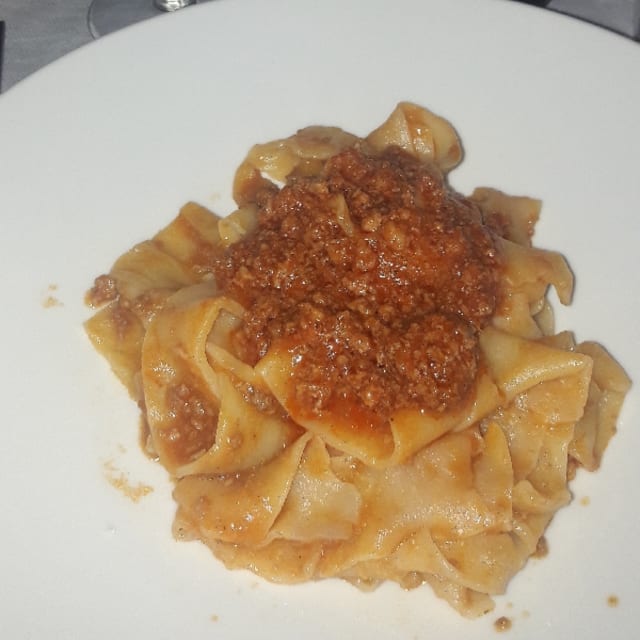 Pappardelle al ragù - Belvedere