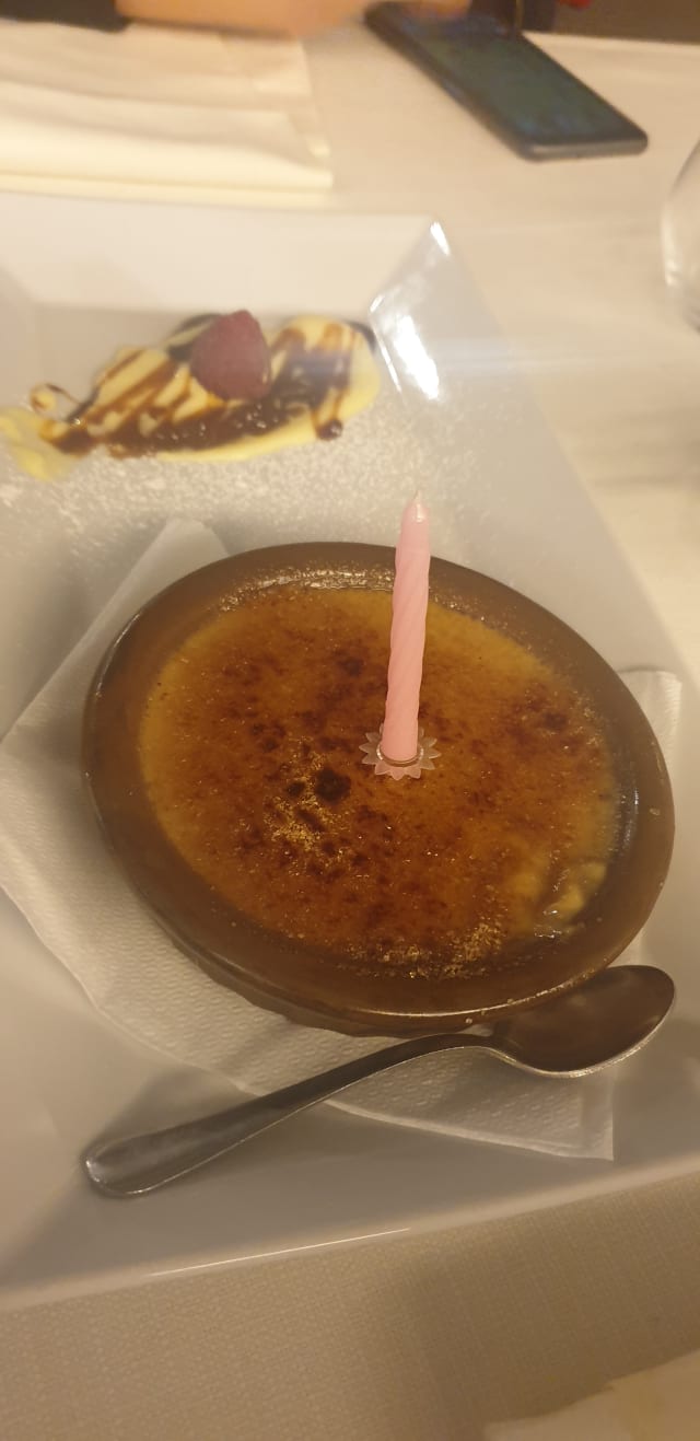 Crema catalana all'arancia  - Ristorante Plinio 1988