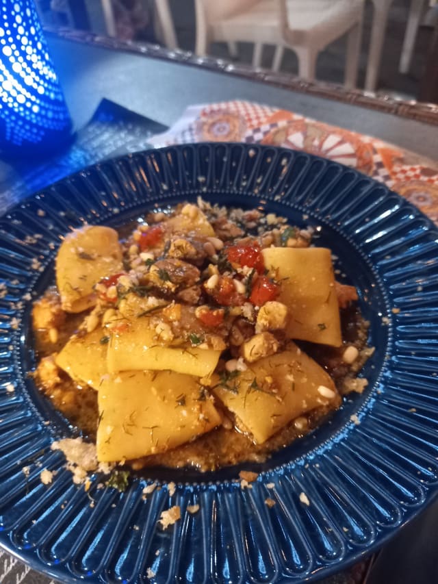 Paccheri al finocchietto e pesce spada - Arcadia, Giardini Naxos