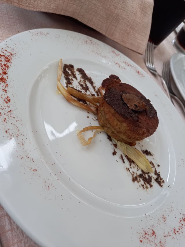 soufflè al tartufo del salento - Le Casine sull'Asso Trattoria