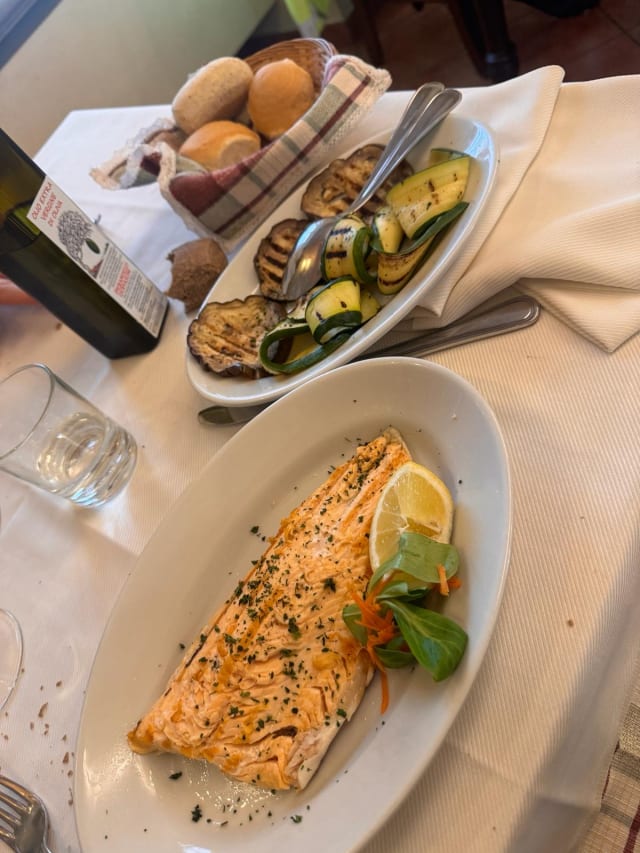 Filetto di salmerino nordico alla griglia - Antica Trattoria del Gallo