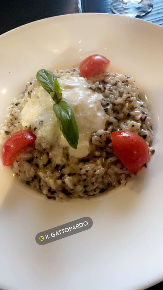 Risotto creme de truffe et burrata  - Il Gattopardo