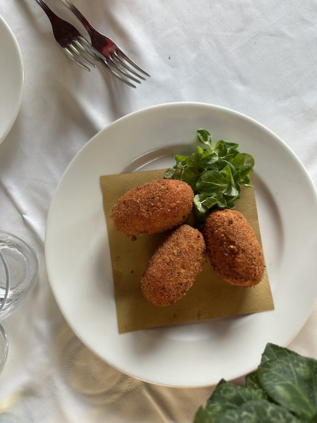 supplì con rigaglie di pollo - Il Monticello