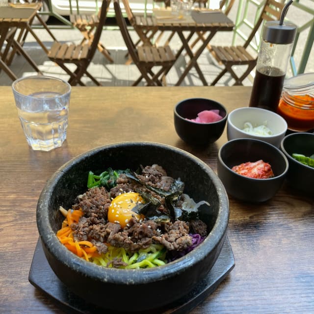 돌솥 비빔밥, Dolsot Bibimbap chaud - Hanwoo Luxembourg, Paris