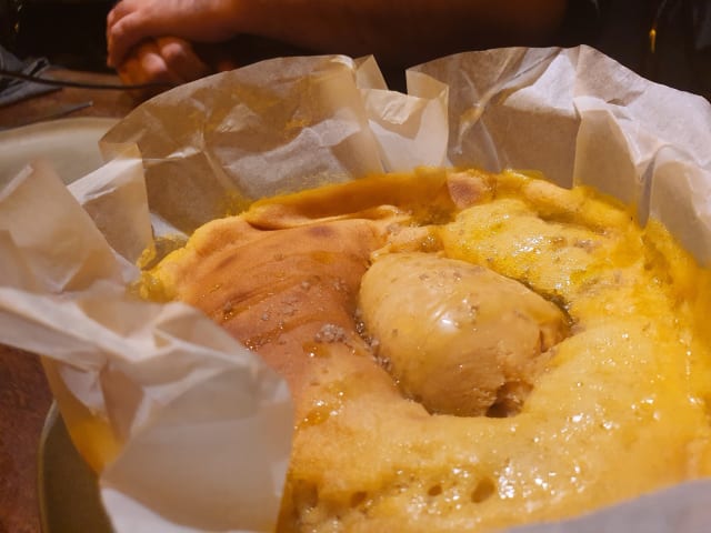 Pão de Ló Húmido, Gelado, Azeite e Flor de Sal - FOGO by Alexandre Silva, Lisbon