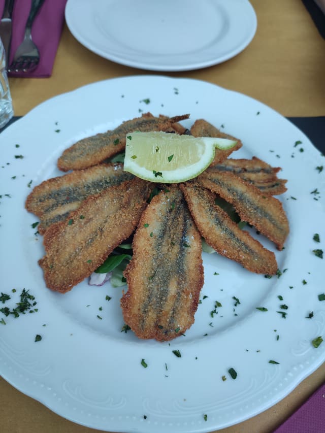 Acciughe Impanate - Osteria Cadevilla, Genoa