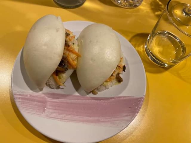 Bao Bun with pulled mushrooms - Interno TRE